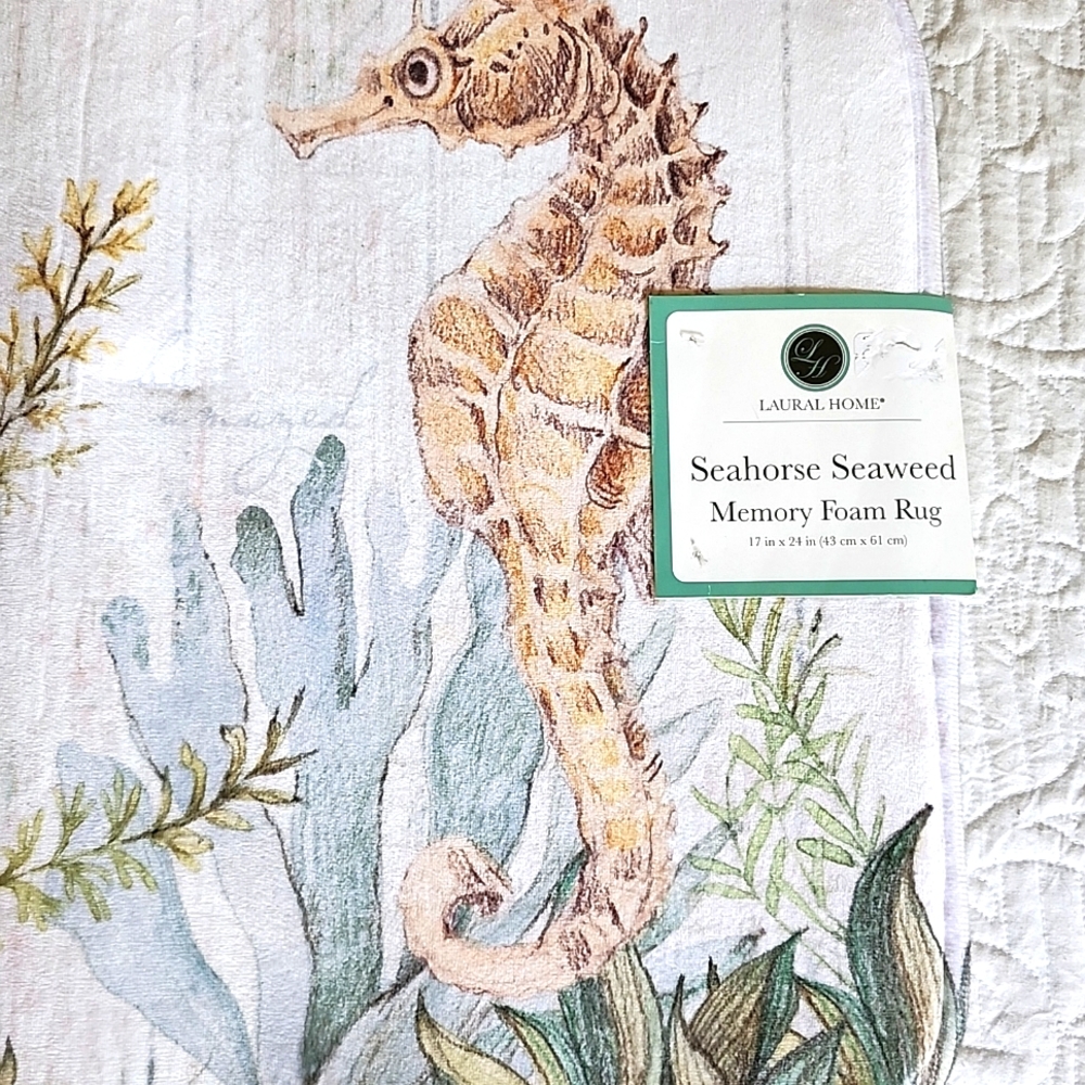 Seahorse Memory Foam Rug - Picture 2 of 4